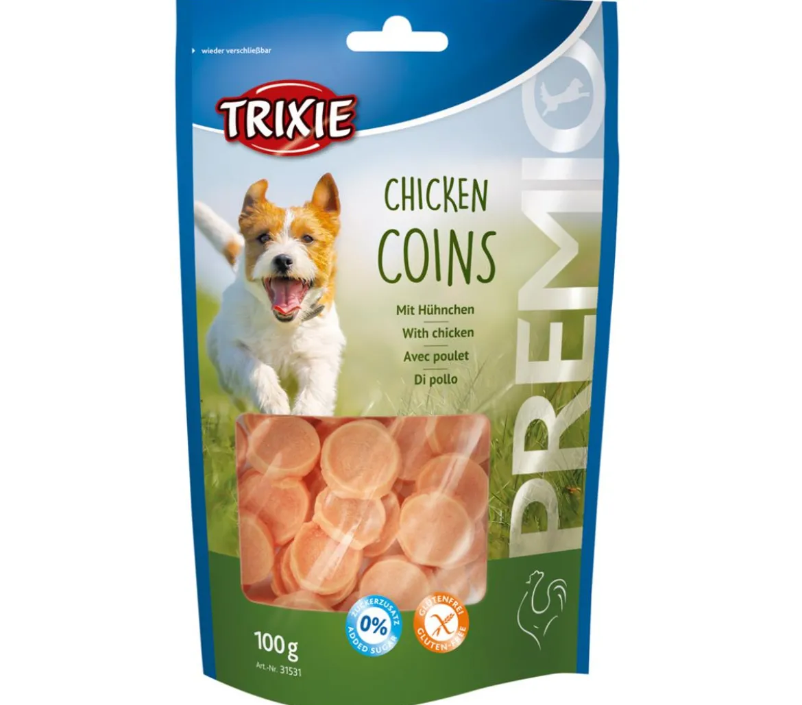 Trixie Premio Hundesnack Chicken Coins Light, 100 g