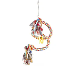 Trixie Spielzeug Tau-Sitzspirale für Vögel, 50 cm