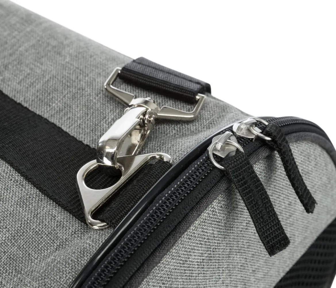 Trixie Transporttasche Holly, schwarz/grau, ca. B50/H30/T30 cm