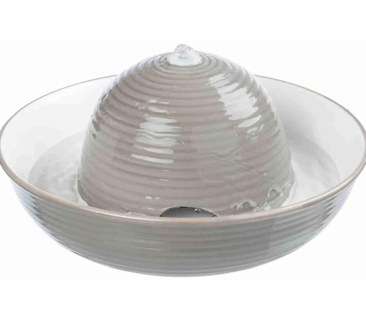 Trixie Trinkbrunnen Vital Flow, hellgrau/weiß, 1,5 l