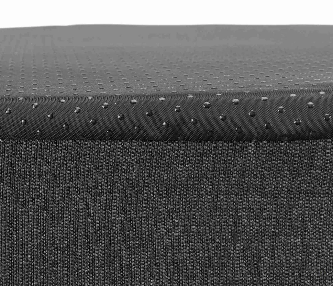 Trixie Vital Hundesofa Bendson, oval, dunkelgrau/hellgrau, ca. B100/T80 cm
