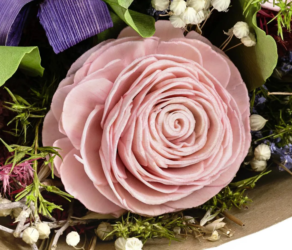 Trockenblumenbouquet Beauty Pink