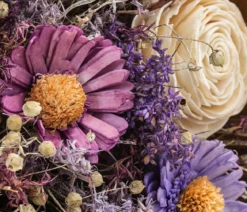 Trockenblumenbouquet Lila Autumn, natur/lila