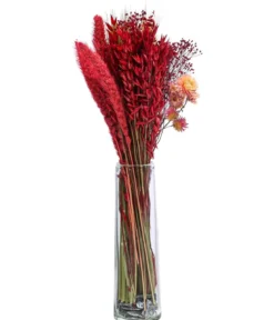 Trockenblumenbouquet Trendy, rosa