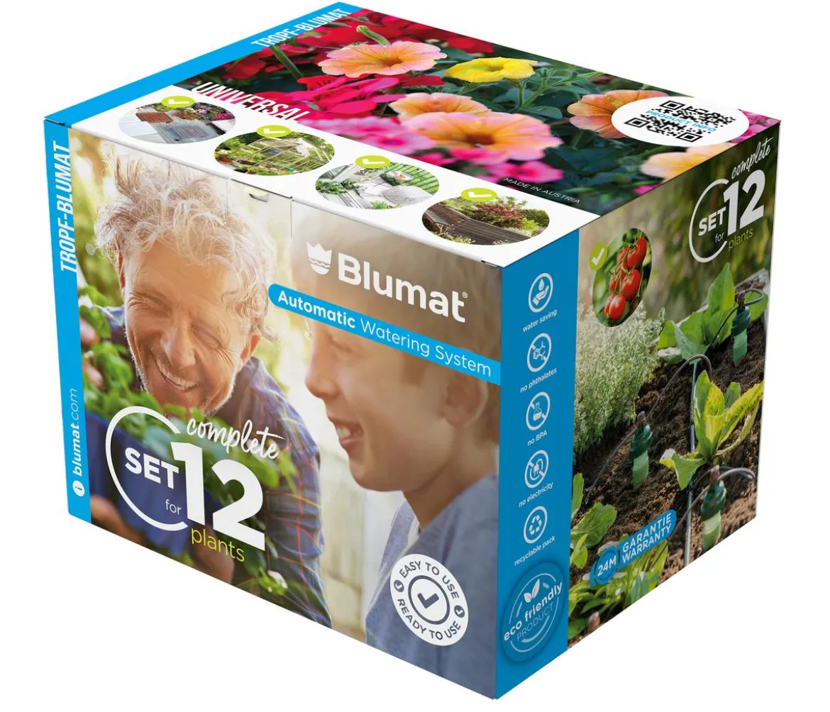 Tropf-Blumat Grund-Set zur Bewässerung von Balkonpflanzen, 3 m