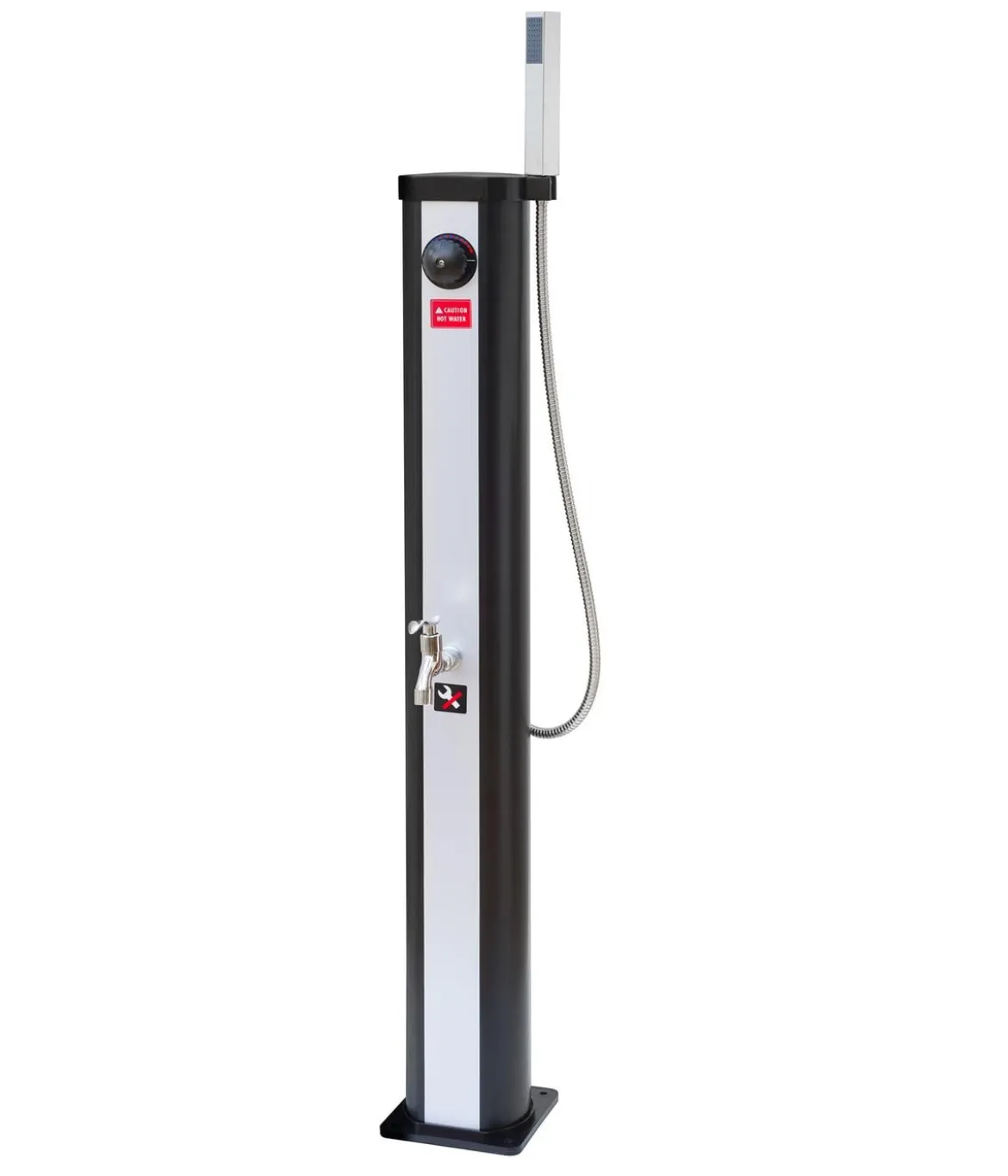 Ubbink Dusche Solaris Elite, ca. B16/H118/T16 cm