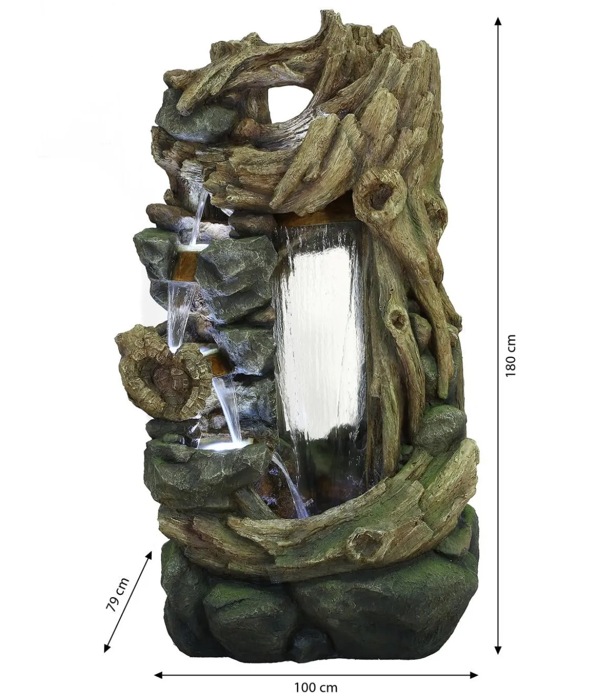 Ubbink Polyresin-Gartenbrunnen Acqua Arte Sartene, ca. H180 cm