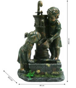 Ubbink Polyresin-Gartenbrunnen Atlanta, ca. B44/H69,5/T39,5 cm