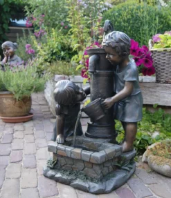 Ubbink Polyresin-Gartenbrunnen Atlanta, ca. B44/H69,5/T39,5 cm