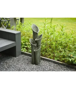 Ubbink Polyresin-Gartenbrunnen-Set Montreux, 25 x 23,5 x 86 cm