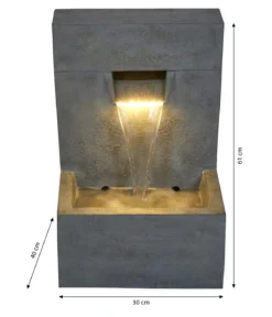 Ubbink Polyresin-Gartenbrunnen Acqua Arte Posada, ca. H61 cm