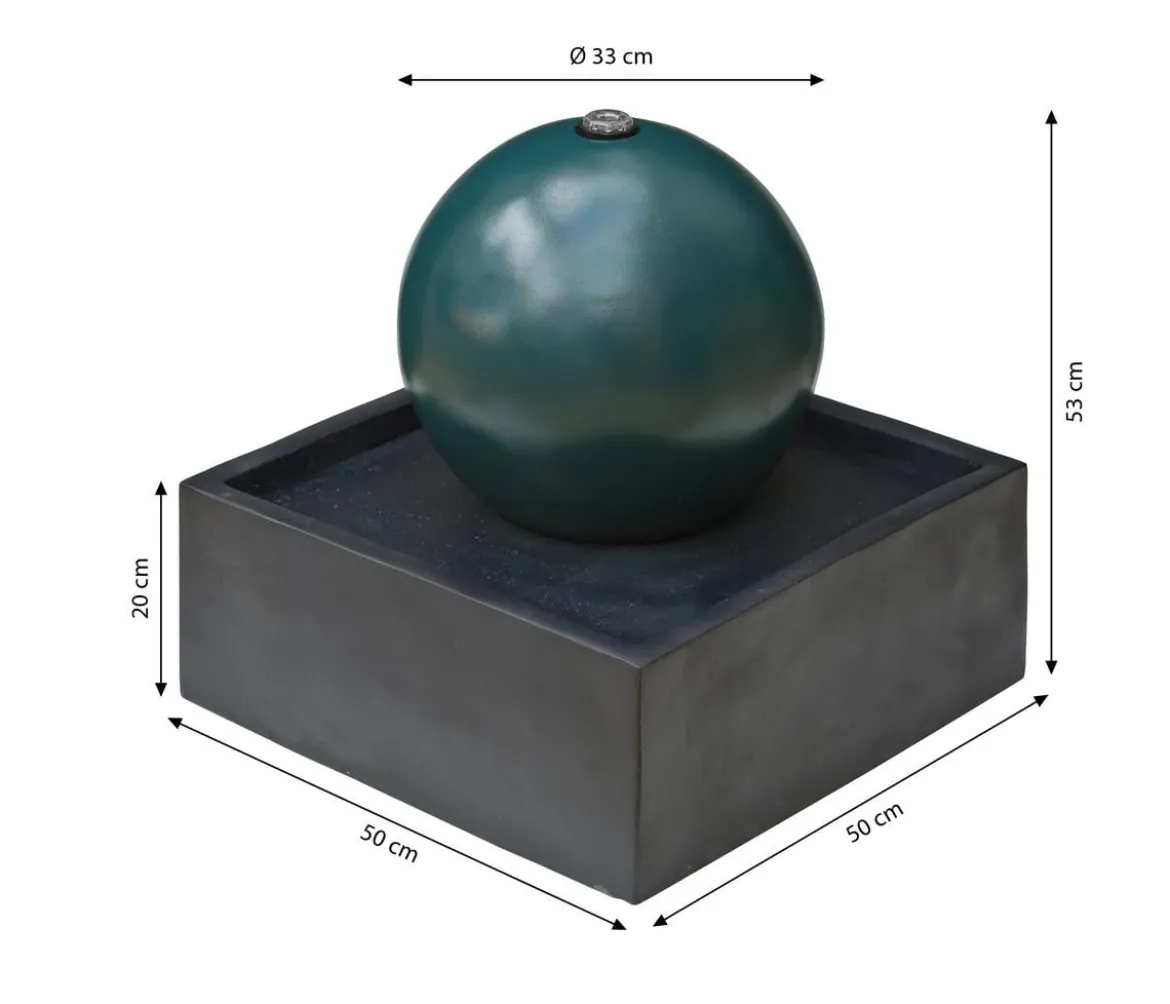 Ubbink Polyresin-Gartenbrunnen Acqua Arte Steni, ca. H53 cm