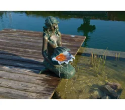 Ubbink Polyresin-Gartenbrunnen Oslo, 34 x 46 x 78 cm