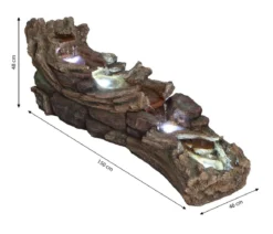 Ubbink Polyresin-Gartenbrunnen Acqua Arte Arbia, ca. H48 cm