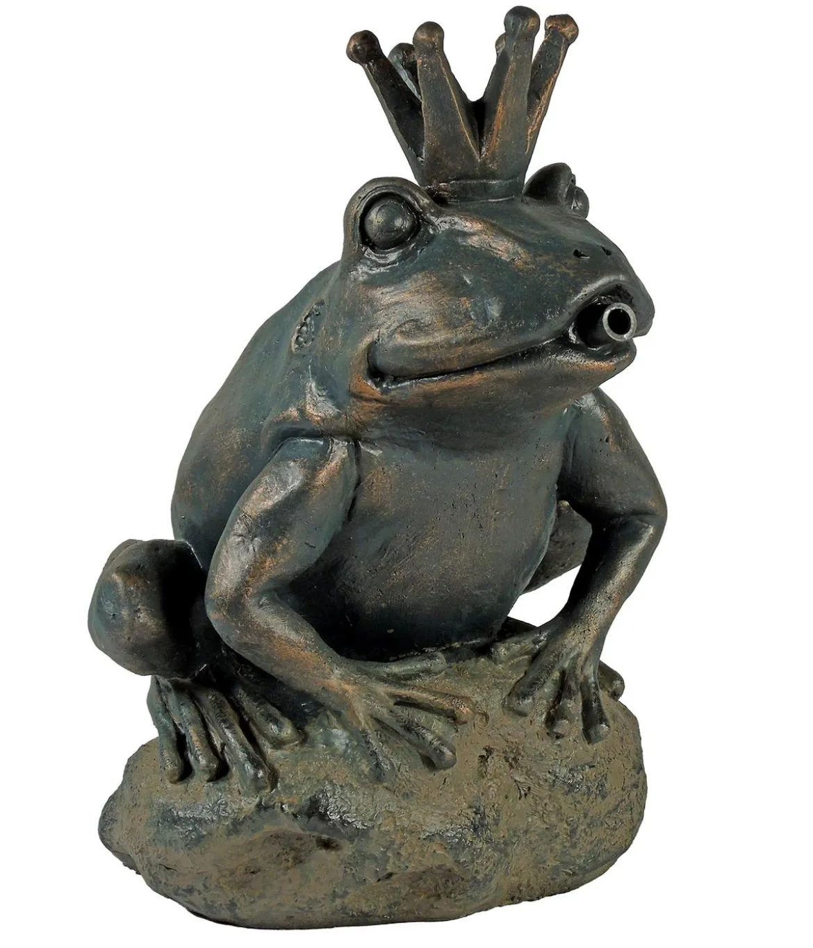 Ubbink Polyresin-Wasserspeier Froschkönigin, ca. B19/H27/T20 cm