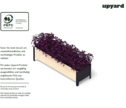 Upyard Holz-Pflanzkasten ModernBox, ca. B118/H32/T36 cm
