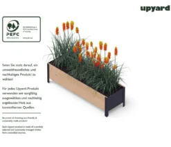 Upyard Holz-Pflanzkasten ModernBox, ca. B118/H32/T36 cm