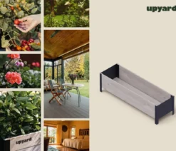 Upyard Holz-Pflanzkasten ModernBox, ca. B118/H32/T36 cm