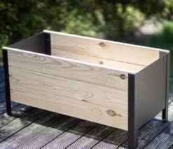 Upyard Holz-Pflanzkasten ModernBox, ca. B78/H32/T36 cm