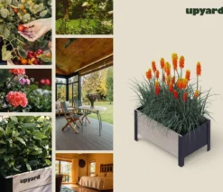 Upyard Holz-Pflanzkasten ModernBox, ca. B58/H32/T36 cm