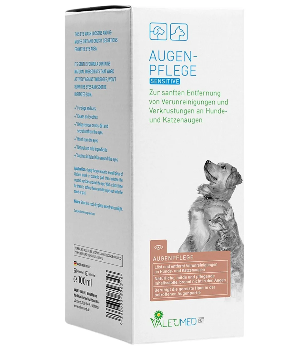 VALETUMED Augenpflege Sensitive, 100 ml
