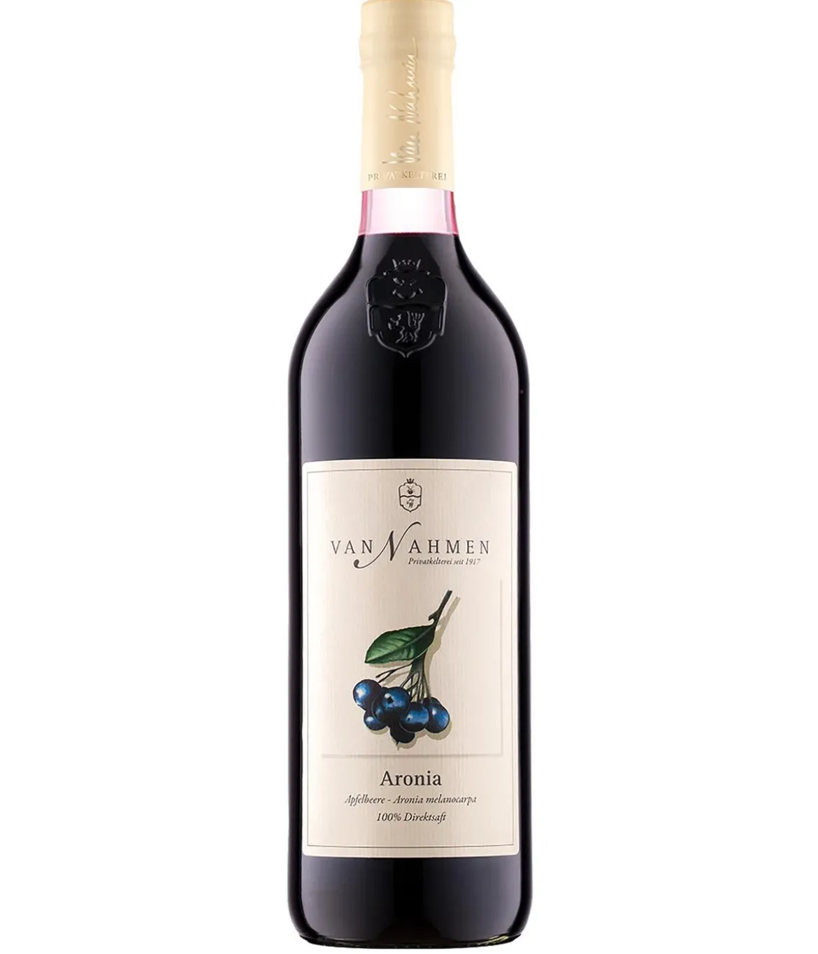 van Nahmen Bio Aronia Direktsaft, 0,75 L