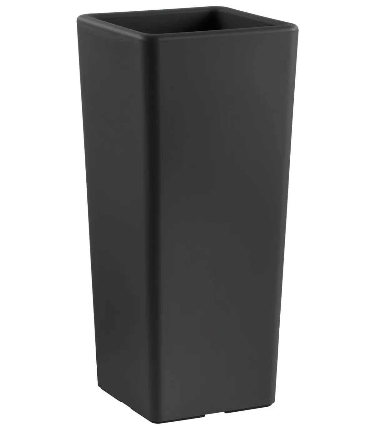 Veca Kunststoff-Vase Clou inkl. Pflanzeinsatz, konisch, anthrazit