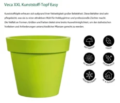 Veca XXL Kunststoff-Topf Easy, rund