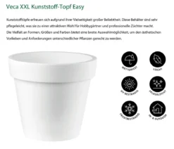 Veca XXL Kunststoff-Topf Easy, rund