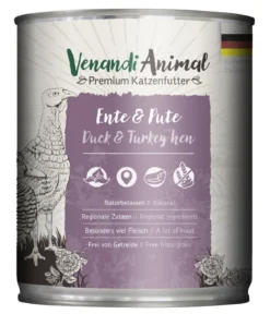 Venandi Animal Nassfutter für Katzen Adult, 800 g