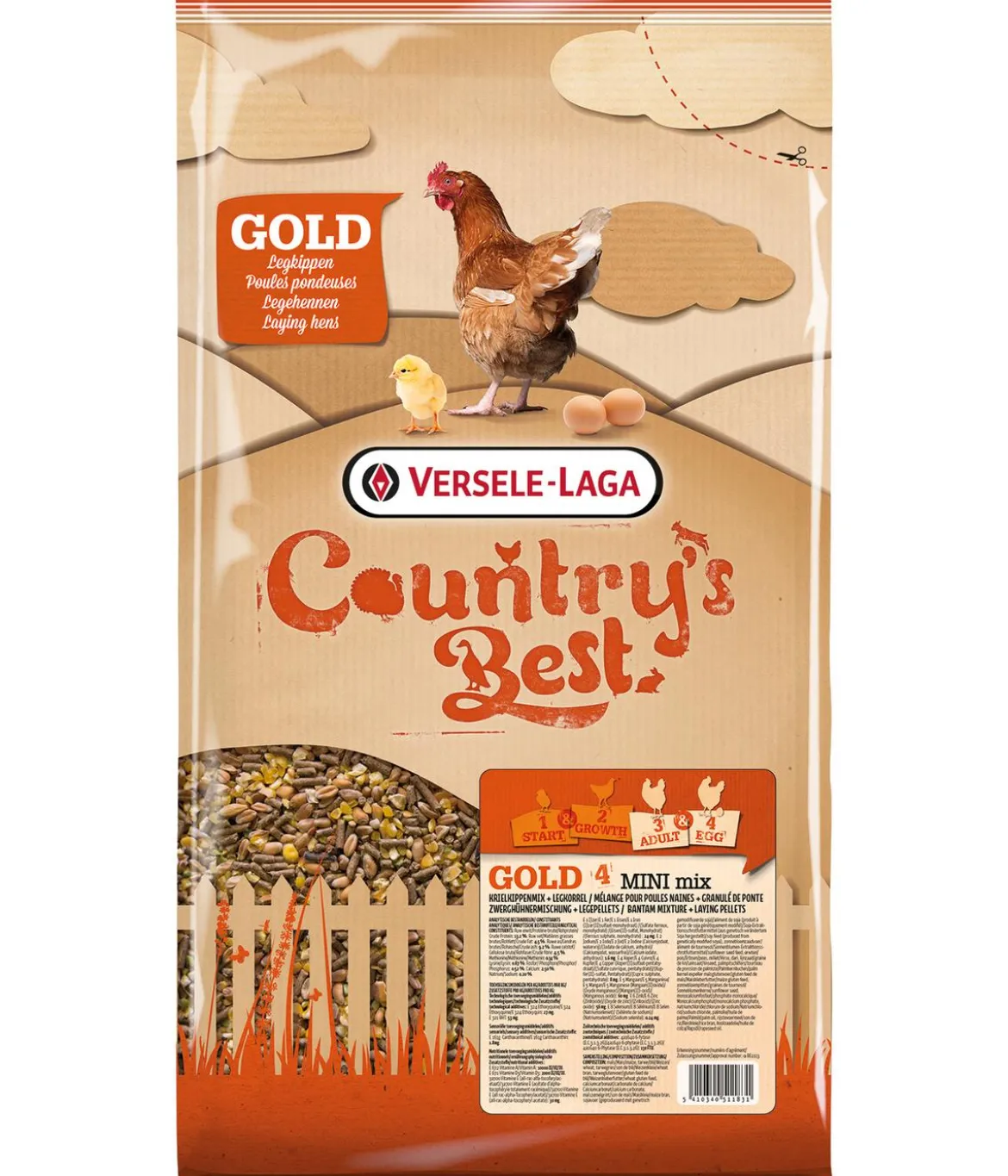 Versele-Laga Country's Best Hühnerfutter Gold 4 Mini mix