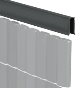 Videx Abdeck-U-Profil für Sichtschutz Rügen, ca. B150/H2/T1 cm