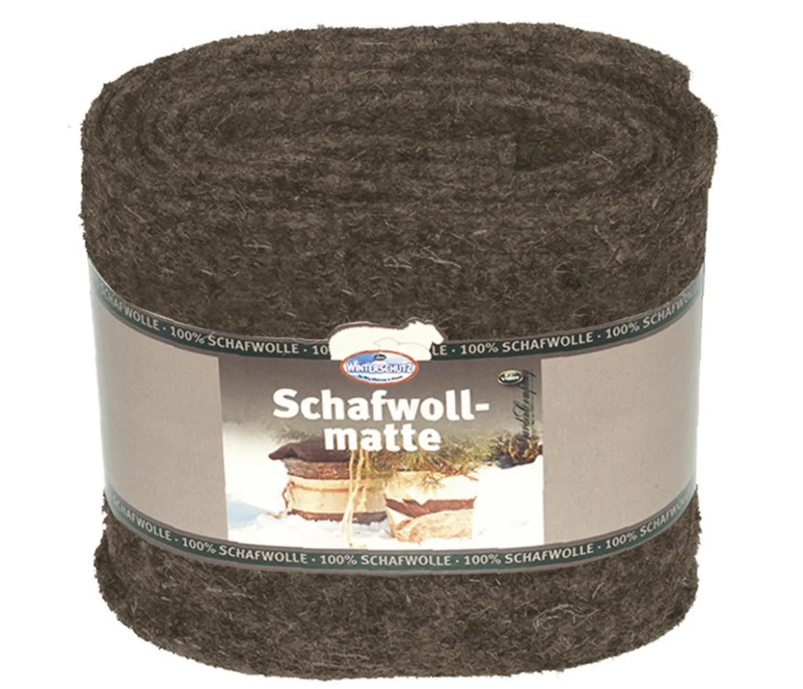 Videx Schafwoll-Wickelband, dunkelbraun, ca. B200/H12/T0,4 cm