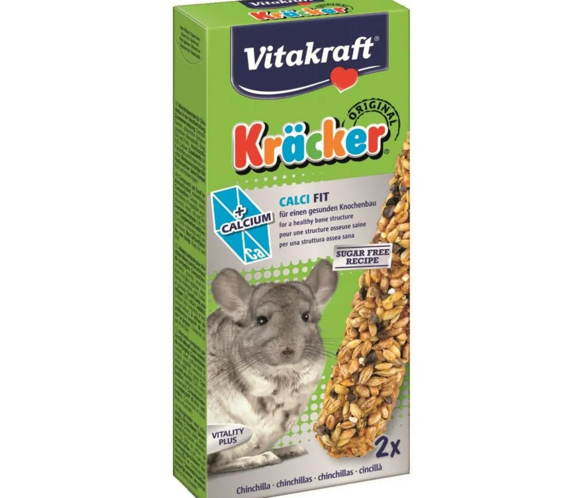 Vitakraft® Kräcker® Original Calci-Fit für Chinchillas, 2er Pack