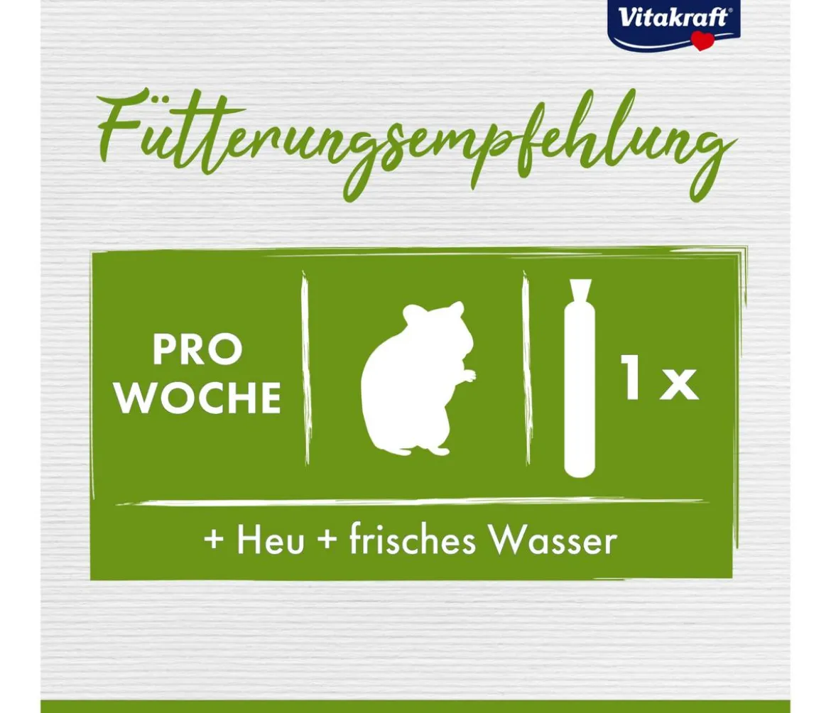 Vitakraft® Kräcker® Original + Honig & Dinkel für Hamster, 2er Pack