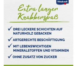 Vitakraft® Kräcker® Original + Honig & Dinkel für Meerschweinchen, 2er Pack