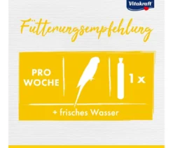 Vitakraft® Kräcker® Original Mix + Ei / Frucht / Honig für Wellensittiche, 3er Pack