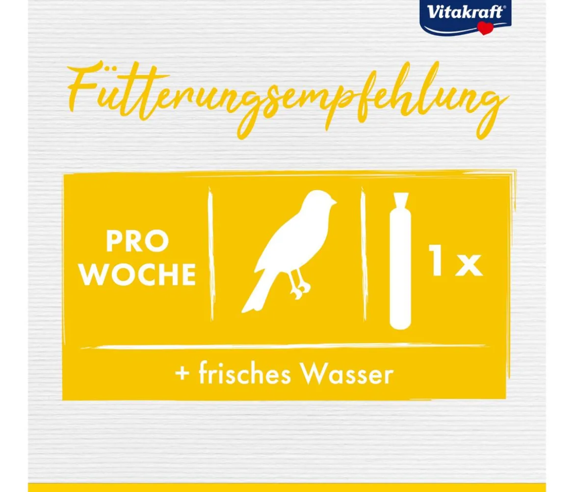 Vitakraft® Kräcker® Original Mix + Ei / Frucht / Honig für Kanarien, 3er Pack