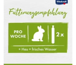 Vitakraft® Kräcker® Original + Popcorn & Honig für Zwergkaninchen, 2er Pack