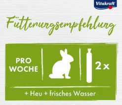 Vitakraft® Nagersnack Kräcker® Original Gemüse & Rote Beete für Zwergkaninchen, 2er Pack