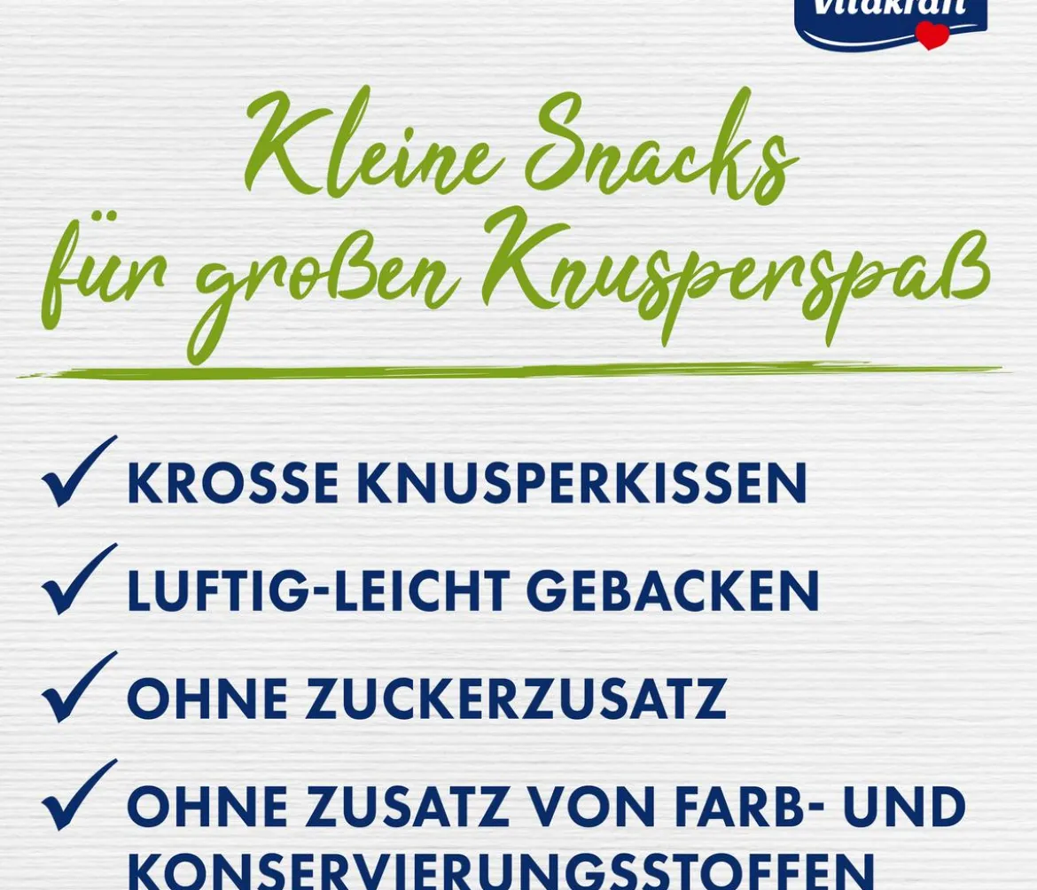 Vitakraft® Nagersnack Loftys Knusperkissen, 100 g
