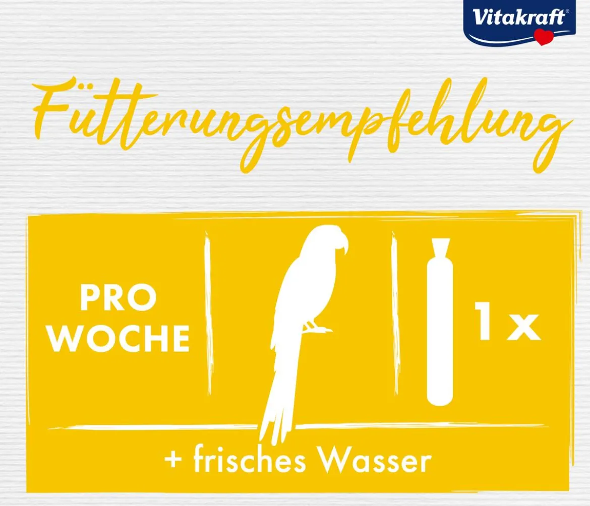 Vitakraft® Vogelsnack Kräcker® Original Honig + Anis für Papageien, 2er Pack