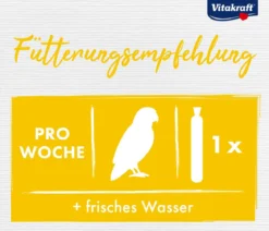 Vitakraft® Vogelsnack Kräcker® Original Honig + Sesam für kleine Papageien, 2er Pack