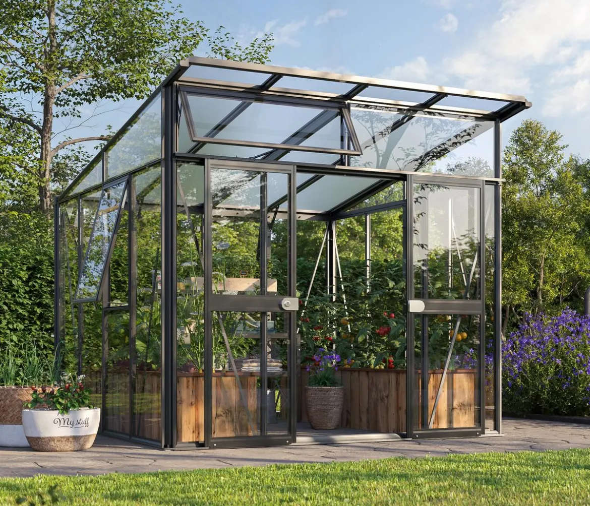 Vitavia Gewächshaus Artemis 7800 ESG/HKP, ca. B267/H242/T295 cm