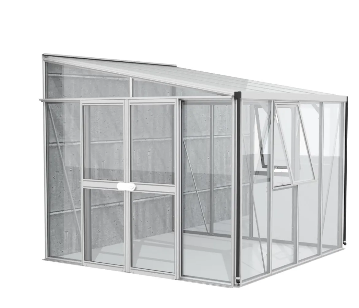 Vitavia Gewächshaus Athene 7000 ESG/HKP, ca. B271/H239/T266 cm
