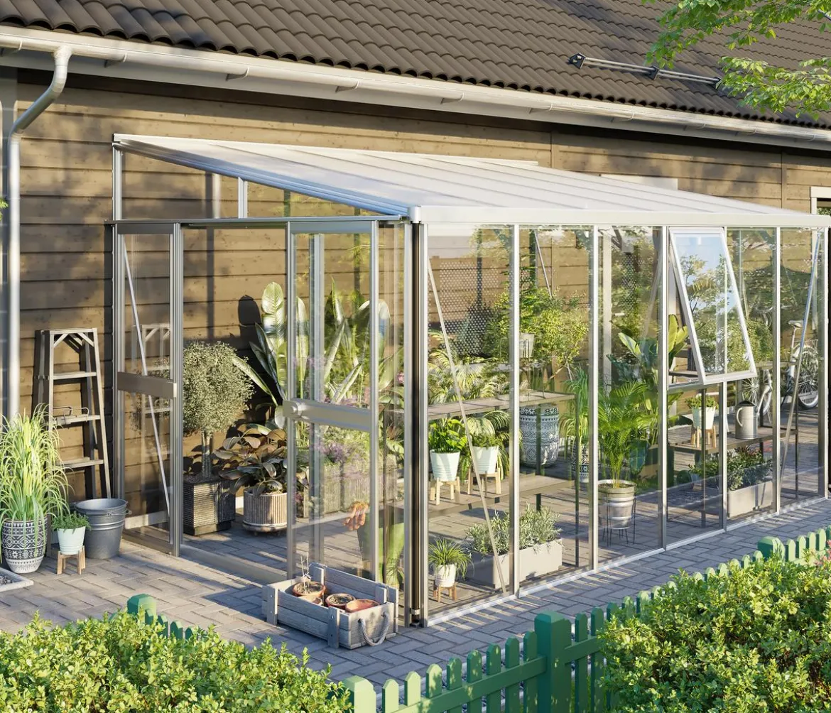 Vitavia Gewächshaus Athene 10200 ESG/HKP, ca. B397/H239/T266 cm