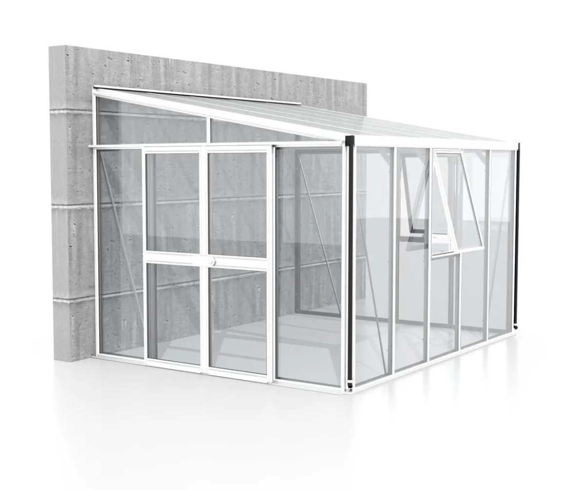 Vitavia Gewächshaus Athene 8600 ESG/HKP, ca. B334/H239/T266 cm