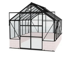 Vitavia Gewächshaus Cassiopeia 9900 ESG, ca. B257/H249/T385 cm