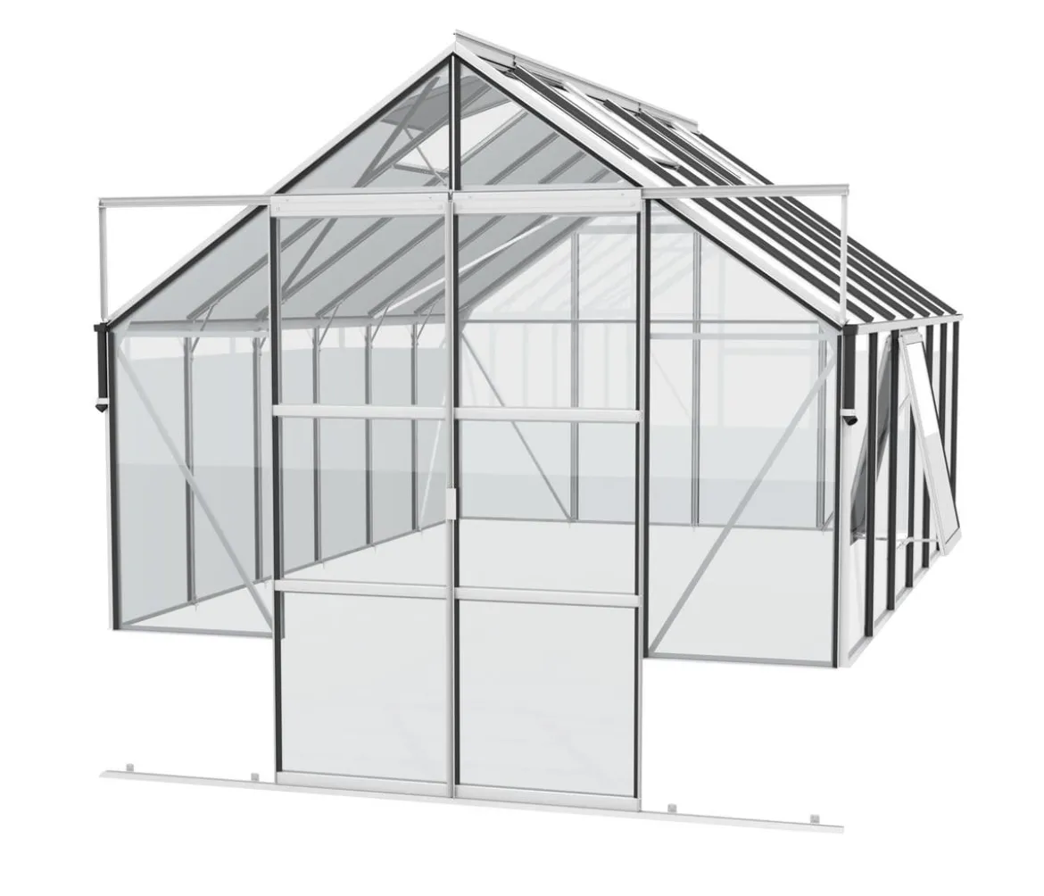 Vitavia Gewächshaus Cassiopeia 9900 ESG, ca. B257/H249/T385 cm