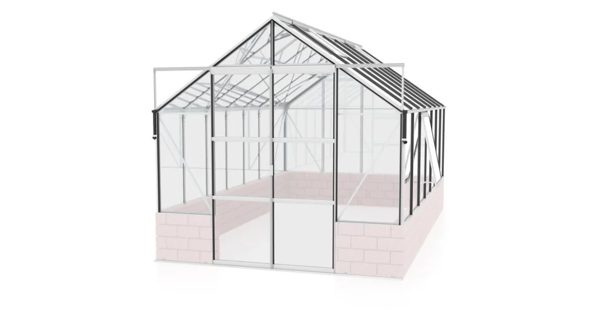 Vitavia Gewächshaus Cassiopeia 11500 ESG, ca. B257/H249/T448 cm